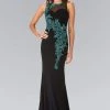Elizabeth K - GL1471 Beaded Lace Applique Mermaid Gown