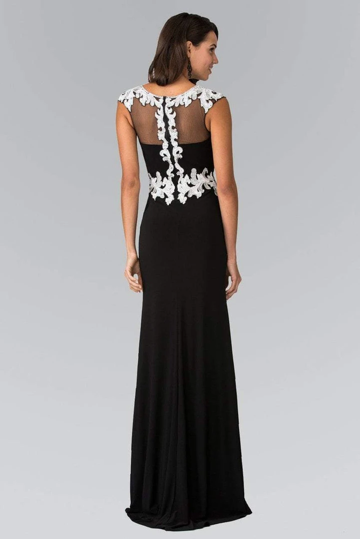 Elizabeth K - GL1472 Embellished Lace Applique Gown Formal Gowns 4 Elizabeth K - GL1472 Embellished Lace Applique Gown Formal Gowns