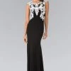Elizabeth K - GL1472 Embellished Lace Applique Gown Formal Gowns