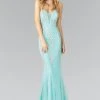 Formal Gowns Elizabeth K - GL2072 Jewel Embellished Tulle Mermaid Gown 2 Formal Gowns Elizabeth K - GL2072 Jewel Embellished Tulle Mermaid Gown