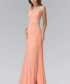 Formal Gowns Elizabeth K - GL2073 Ruched Sweetheart Dress 6 Formal Gowns Elizabeth K - GL2073 Ruched Sweetheart Dress