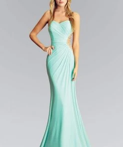 Formal Gowns Elizabeth K - GL2073 Ruched Sweetheart Dress