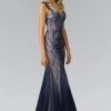 Formal Gowns Elizabeth K - GL2090 Sequined Sweetheart Trumpet Dress