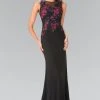 Elizabeth K - GL2238 Bead Embellished Jewel Neck Gown 1 Elizabeth K - GL2238 Bead Embellished Jewel Neck Gown