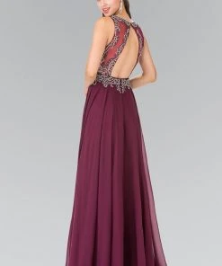 Elizabeth K - GL2273 Beaded Long Dress Formal Gowns