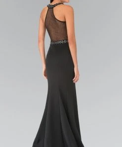 Elizabeth K - GL2303 Sleeveless Halter Long Dress 9 Elizabeth K - GL2303 Sleeveless Halter Long Dress