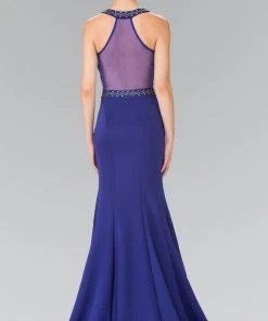 Elizabeth K - GL2303 Sleeveless Halter Long Dress 7 Elizabeth K - GL2303 Sleeveless Halter Long Dress