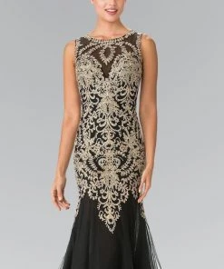 Elizabeth K - GL2307 Beaded Long Mermaid Gown Formal Gowns 7 Elizabeth K - GL2307 Beaded Long Mermaid Gown Formal Gowns