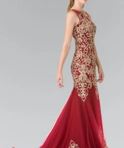 Elizabeth K - GL2307 Beaded Long Mermaid Gown Formal Gowns 9 Elizabeth K - GL2307 Beaded Long Mermaid Gown Formal Gowns
