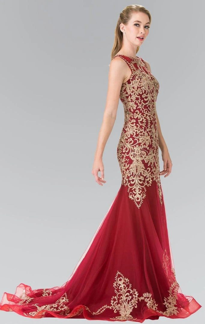 Elizabeth K - GL2307 Beaded Long Mermaid Gown Formal Gowns 6 Elizabeth K - GL2307 Beaded Long Mermaid Gown Formal Gowns