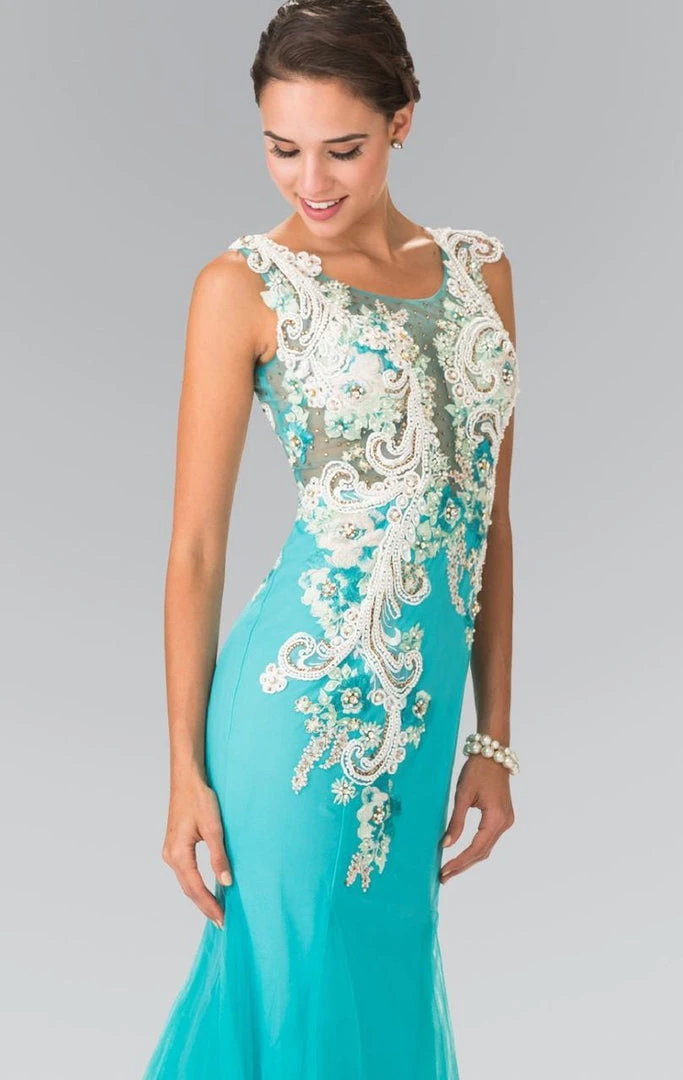 Elizabeth K - GL2318 Beaded Trumpet Gown 6 Elizabeth K - GL2318 Beaded Trumpet Gown