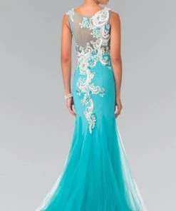 Elizabeth K - GL2318 Beaded Trumpet Gown 10 Elizabeth K - GL2318 Beaded Trumpet Gown