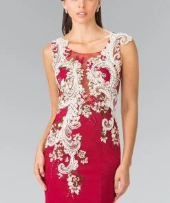 Elizabeth K - GL2318 Beaded Trumpet Gown 13 Elizabeth K - GL2318 Beaded Trumpet Gown