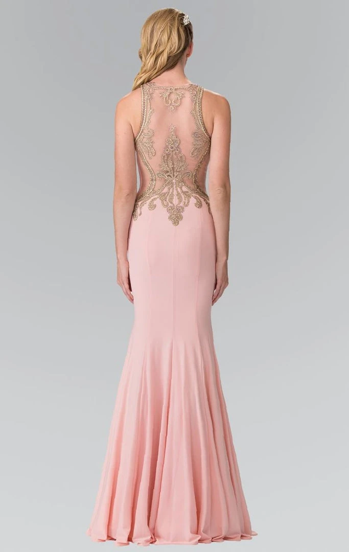 Elizabeth K - GL2321 Halter Long Gown With Side Cut Outs Formal Gowns 6 Elizabeth K - GL2321 Halter Long Gown With Side Cut Outs Formal Gowns