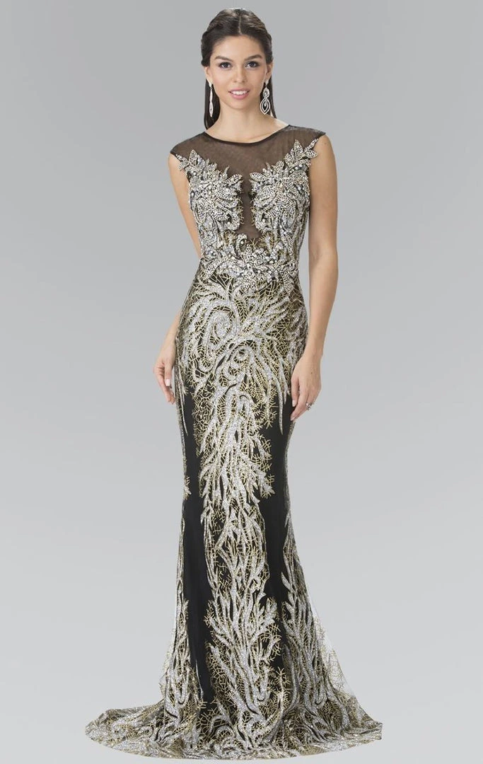 Formal Gowns Elizabeth K - GL2336 Sleeveless Beaded Long Dress 3 Formal Gowns Elizabeth K - GL2336 Sleeveless Beaded Long Dress