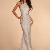 Formal Gowns Elizabeth K - GL2642 Embellished Halter Sheath Gown 1 Formal Gowns Elizabeth K - GL2642 Embellished Halter Sheath Gown