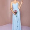 Elizabeth K - GL2666 Shirred Surplice Sweetheart Bodice Gown
