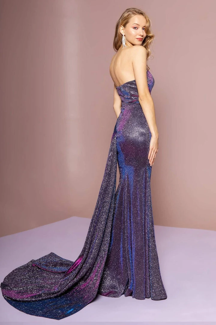 Elizabeth K - GL2703 Glitter Crepe Deep Sweetheart Trumpet Dress Formal Gowns 4 Elizabeth K - GL2703 Glitter Crepe Deep Sweetheart Trumpet Dress Formal Gowns