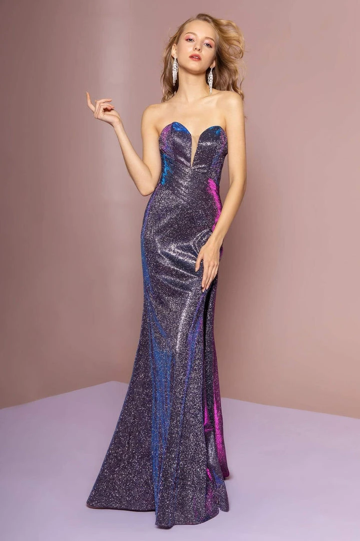 Elizabeth K - GL2703 Glitter Crepe Deep Sweetheart Trumpet Dress Formal Gowns 3 Elizabeth K - GL2703 Glitter Crepe Deep Sweetheart Trumpet Dress Formal Gowns