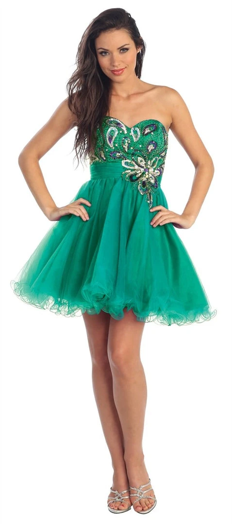 Cocktail Dresses Elizabeth K - GS1038 Embellished Strapless Sweetheart Cocktail Dress 3 Cocktail Dresses Elizabeth K - GS1038 Embellished Strapless Sweetheart Cocktail Dress