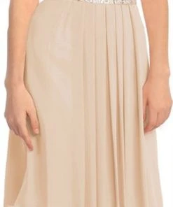 Cocktail Dresses Elizabeth K - GS1079 Jewel Embellished Pleated Sweetheart Dress