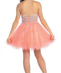 Cocktail Dresses Elizabeth K - GS1087 Ruched Straight Across Strapless Cocktail Dress 5 Cocktail Dresses Elizabeth K - GS1087 Ruched Straight Across Strapless Cocktail Dress