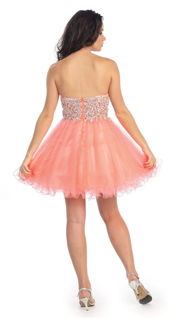 Cocktail Dresses Elizabeth K - GS1087 Ruched Straight Across Strapless Cocktail Dress 4 Cocktail Dresses Elizabeth K - GS1087 Ruched Straight Across Strapless Cocktail Dress