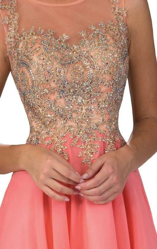 Cocktail Dresses Elizabeth K - GS1336 Sleeveless Embellished Cocktail Dress 4 Cocktail Dresses Elizabeth K - GS1336 Sleeveless Embellished Cocktail Dress