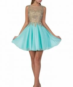 Cocktail Dresses Elizabeth K - GS1336 Sleeveless Embellished Cocktail Dress 11 Cocktail Dresses Elizabeth K - GS1336 Sleeveless Embellished Cocktail Dress