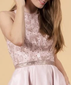 Elizabeth K - GS1603 Strappy Tiered A-Line Cocktail Dress 12 Elizabeth K - GS1603 Strappy Tiered A-Line Cocktail Dress