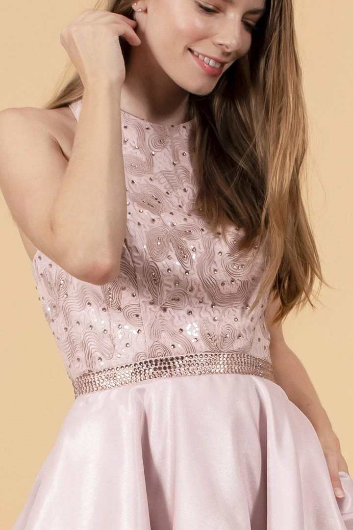 Elizabeth K - GS1603 Strappy Tiered A-Line Cocktail Dress 5 Elizabeth K - GS1603 Strappy Tiered A-Line Cocktail Dress