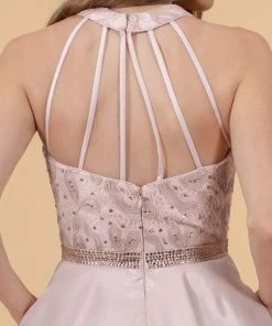 Elizabeth K - GS1603 Strappy Tiered A-Line Cocktail Dress 13 Elizabeth K - GS1603 Strappy Tiered A-Line Cocktail Dress