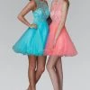 Elizabeth K - GS2074 Bedazzled Illusion Tulle Dress 1 Elizabeth K - GS2074 Bedazzled Illusion Tulle Dress