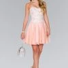 Elizabeth K - GS2391 Embellished Sweetheart Chiffon A-line Dress 2 Elizabeth K - GS2391 Embellished Sweetheart Chiffon A-line Dress