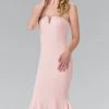 Elizabeth K Strapless Ruffle Accented Mermaid Gown - 1 Pc. Blush In Size XL Available Formal Gowns