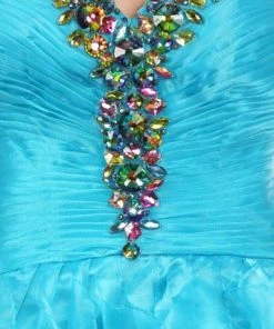 Cocktail Dresses Eureka Fashion - 2273 Embellished Pleated Ruffled A-line Dress 11 Cocktail Dresses Eureka Fashion - 2273 Embellished Pleated Ruffled A-line Dress