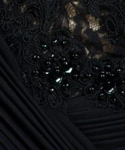 Eureka Fashion - 2370 Lace Asymmetric Long Sheath Dress 12 Eureka Fashion - 2370 Lace Asymmetric Long Sheath Dress