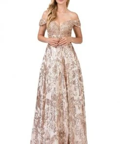 Formal Gowns Eureka Fashion - 6733 Sequined Deep Off-Shoulder Velvet A-line Dress 7 Formal Gowns Eureka Fashion - 6733 Sequined Deep Off-Shoulder Velvet A-line Dress
