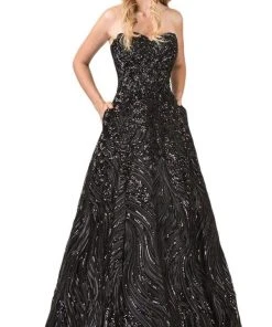 Formal Gowns Eureka Fashion - 7007 Sequin Embellished Sweetheart A-Line Gown 14 Formal Gowns Eureka Fashion - 7007 Sequin Embellished Sweetheart A-Line Gown