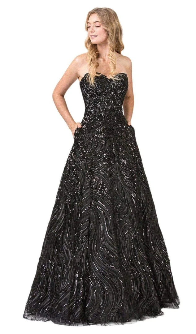Formal Gowns Eureka Fashion - 7007 Sequin Embellished Sweetheart A-Line Gown 5 Formal Gowns Eureka Fashion - 7007 Sequin Embellished Sweetheart A-Line Gown