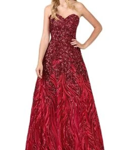 Formal Gowns Eureka Fashion - 7007 Sequin Embellished Sweetheart A-Line Gown 21 Formal Gowns Eureka Fashion - 7007 Sequin Embellished Sweetheart A-Line Gown