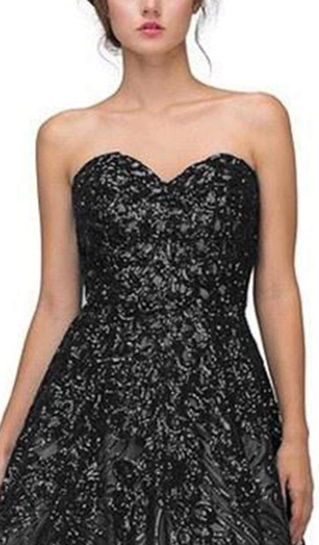 Formal Gowns Eureka Fashion - 7007 Sequin Embellished Sweetheart A-Line Gown 4 Formal Gowns Eureka Fashion - 7007 Sequin Embellished Sweetheart A-Line Gown