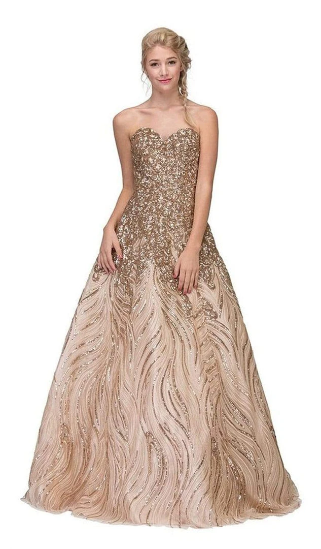 Formal Gowns Eureka Fashion - 7007 Sequin Embellished Sweetheart A-Line Gown 6 Formal Gowns Eureka Fashion - 7007 Sequin Embellished Sweetheart A-Line Gown
