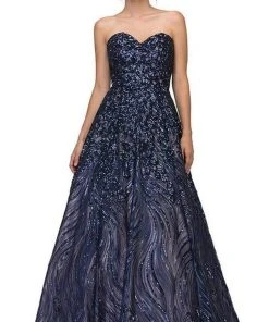 Formal Gowns Eureka Fashion - 7007 Sequin Embellished Sweetheart A-Line Gown 17 Formal Gowns Eureka Fashion - 7007 Sequin Embellished Sweetheart A-Line Gown