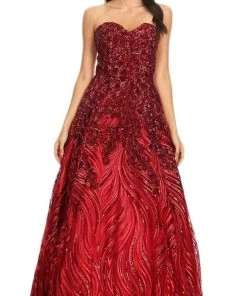 Formal Gowns Eureka Fashion - 7007 Sequin Embellished Sweetheart A-Line Gown 20 Formal Gowns Eureka Fashion - 7007 Sequin Embellished Sweetheart A-Line Gown