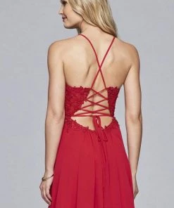 Cocktail Dresses Faviana - 10151 Embellished Chiffon A-line Cocktail Dress