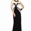 Formal Gowns Faviana - Chic Block Colored Strapless Jersey Gown 7572