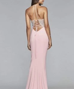 Formal Gowns Faviana - S10060 Plunging V-Neckline Jersey Gown