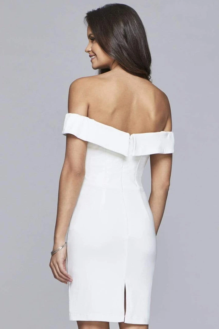 Faviana - S10162 Off The Shoulder Jersey Cocktail Dress Cocktail Dresses 7 Faviana - S10162 Off The Shoulder Jersey Cocktail Dress Cocktail Dresses
