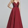 Formal Gowns Faviana - S10249 Sleeveless V-neck Taffeta Ballgown 1 Formal Gowns Faviana - S10249 Sleeveless V-neck Taffeta Ballgown